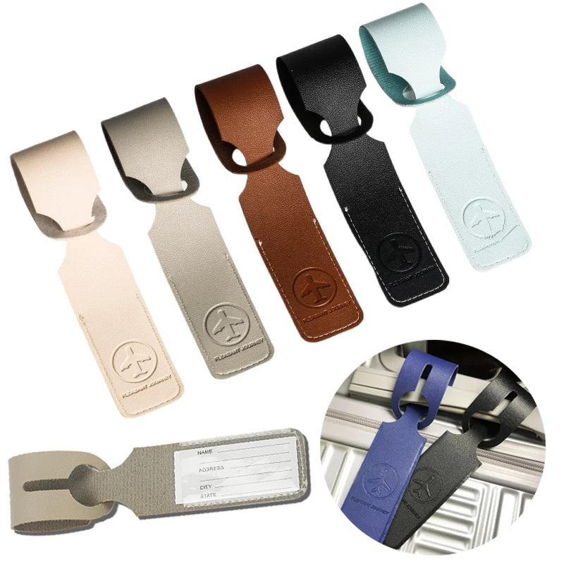 IDTag - Étiquette bagage en cuir PU